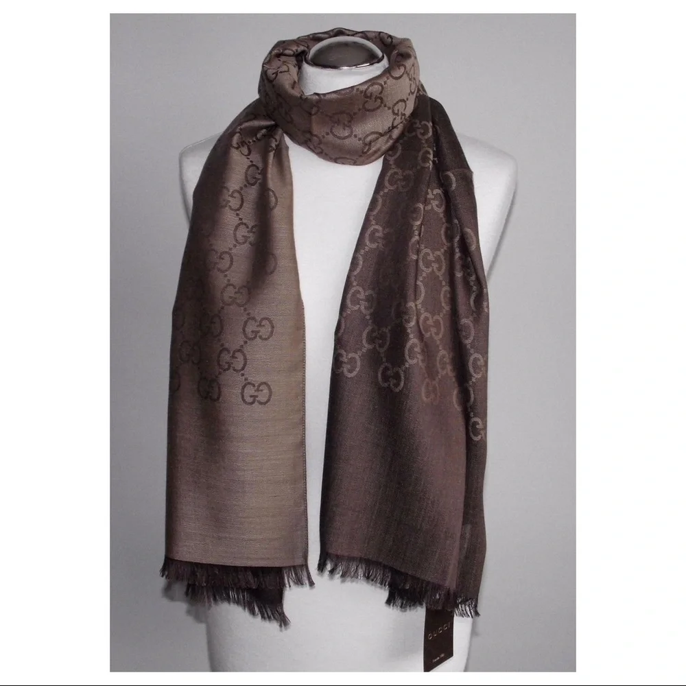 Gucci brown scarf - Picture 2 of 6
